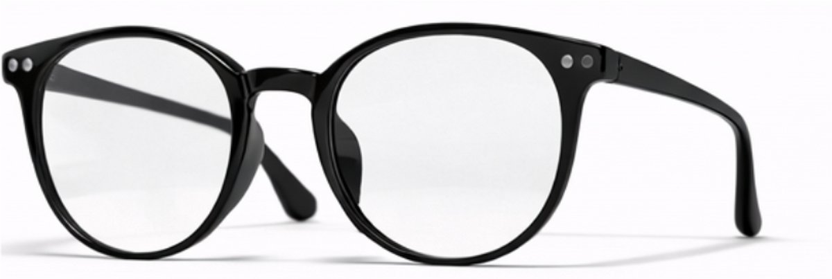 computerbril.shop® Beeldschermbril | LYLE | Lichtgewicht Blauwlichtbril | Zwart | Blue Filter Glasses | Anti Blauw Licht Bril Zonder Sterkte 0.00