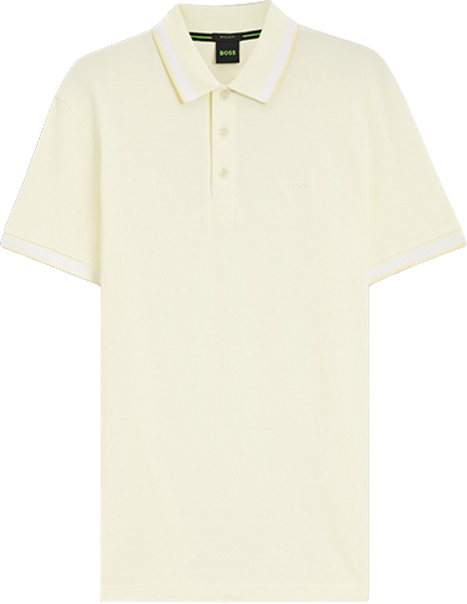 Hugo Boss poloshirt korte mouw beige
