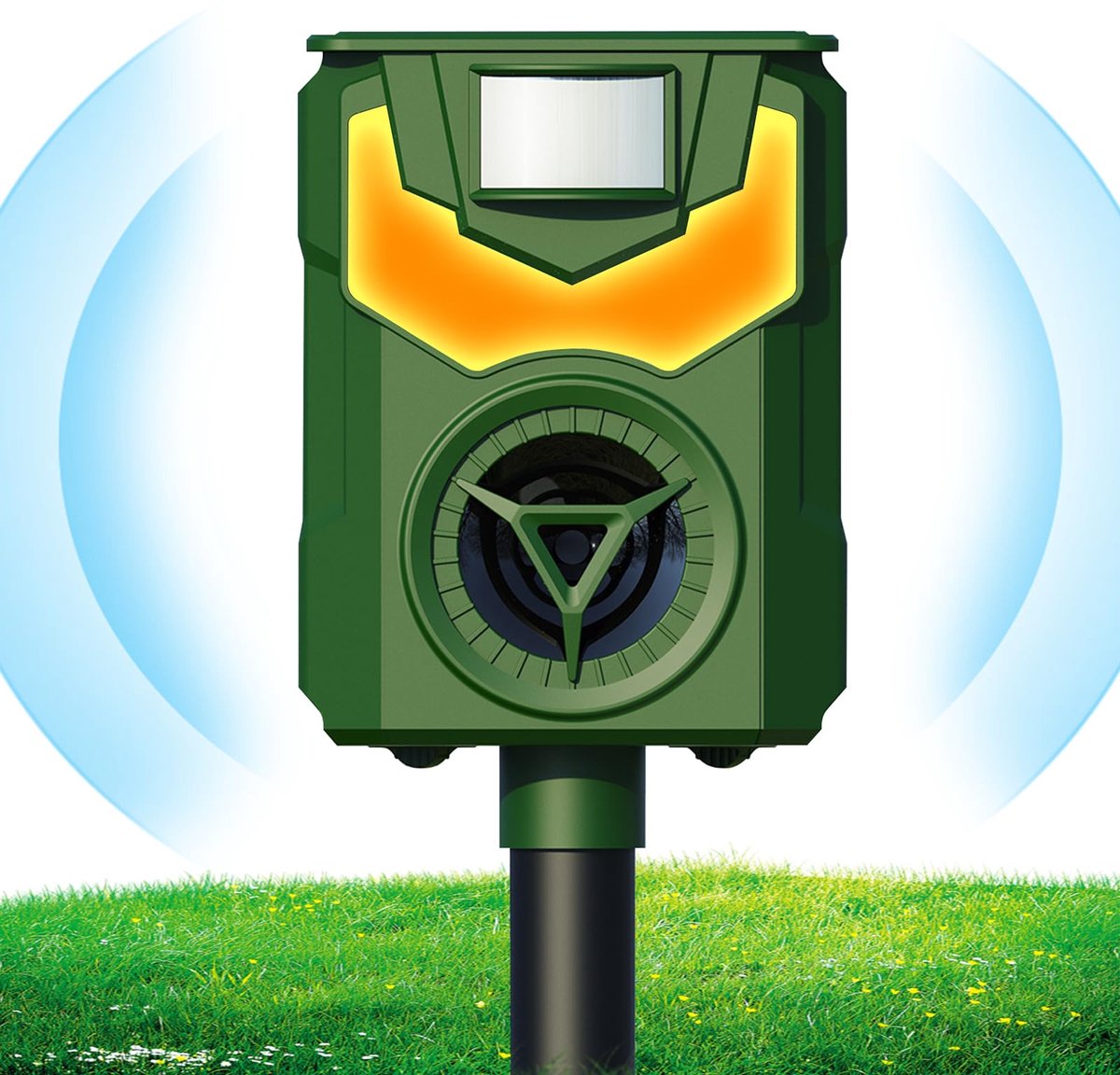 Kattenafweer, duivenafweer, kattenafweer met vlamlamp, afweer van dieren in de open lucht, ratten, honden, vogels - ShopVlot