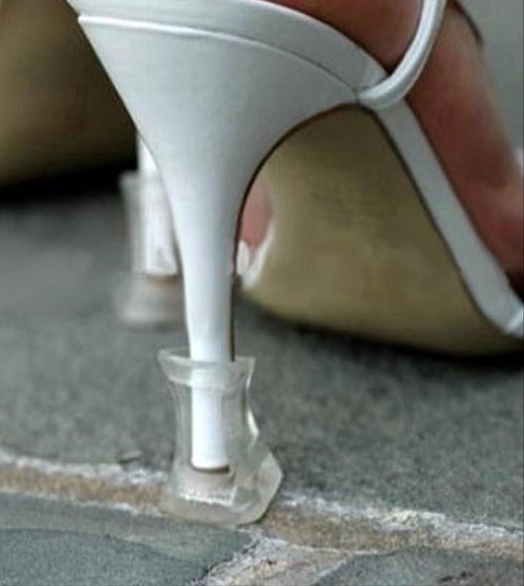 *** The ultimate heel protectors with studs - Transparent and durable - Your must-have shoe care accessory - ShopVlot