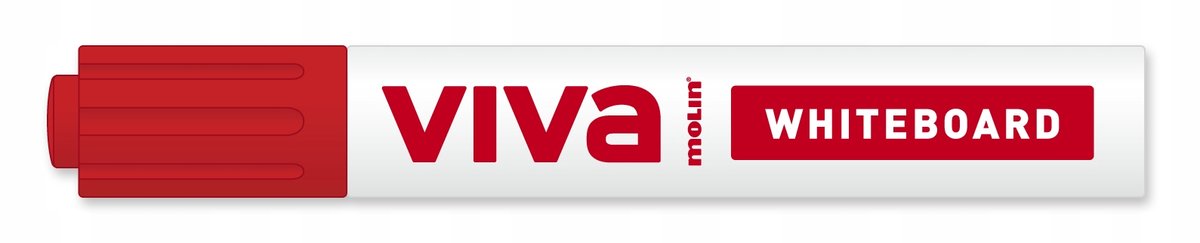 VIVA Rode Wisser Marker voor Whiteboards - Vloeiend Schrijven