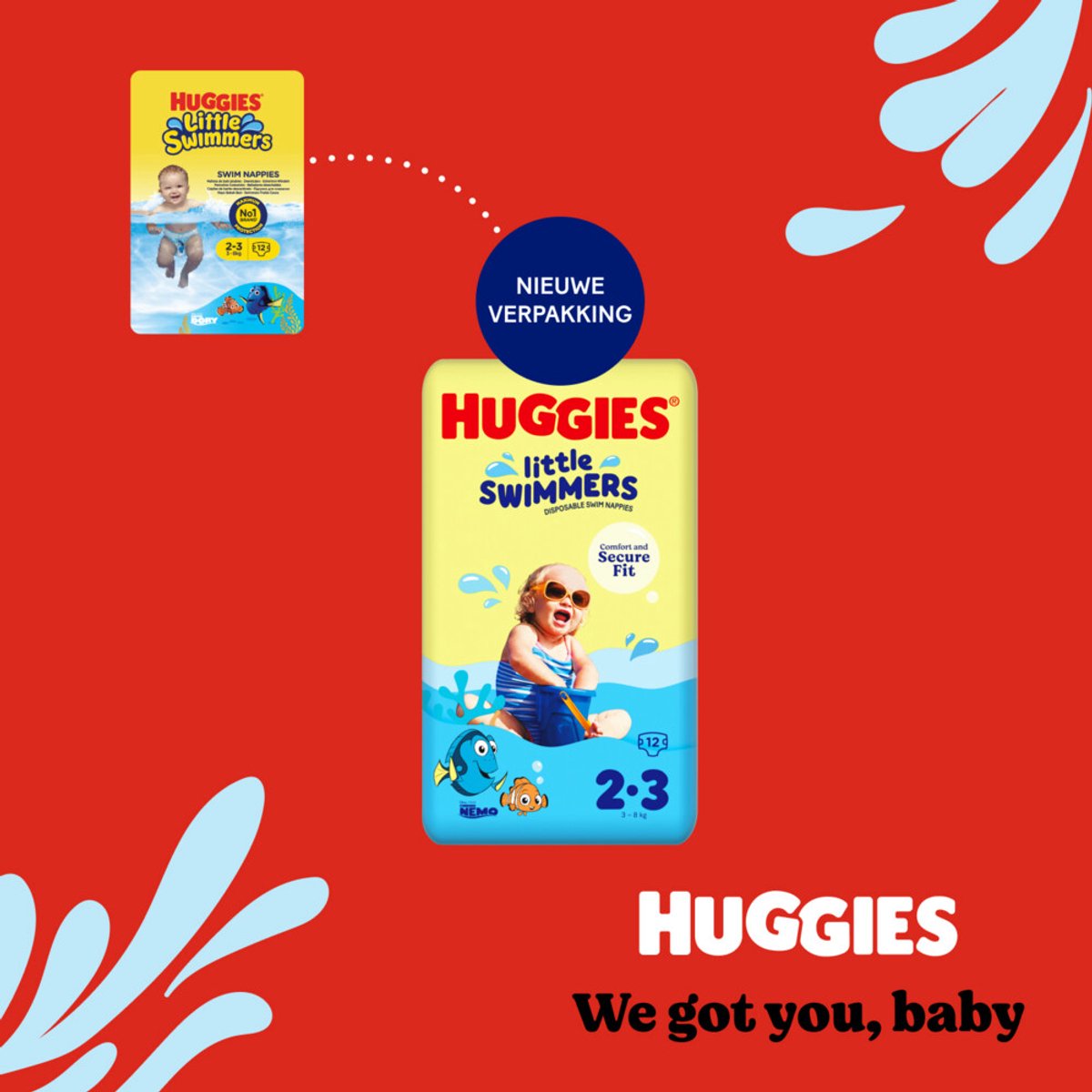 Bol.com Huggies® Little Swimmers® 2-3 12 stuks aanbieding