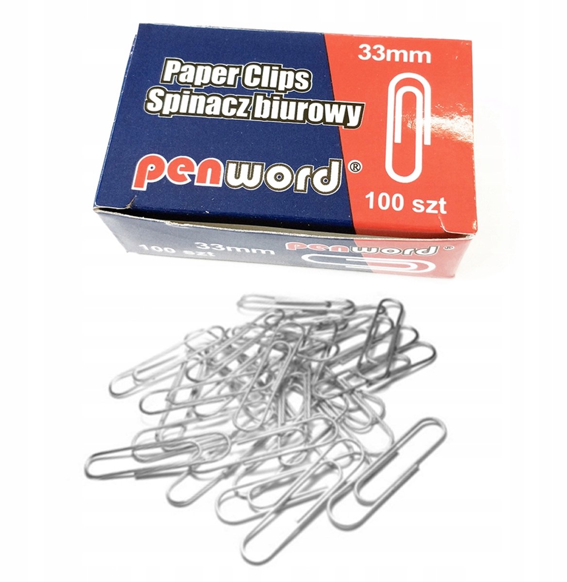 Penword Kantoorspeldjes 33 mm - 100 stuks
