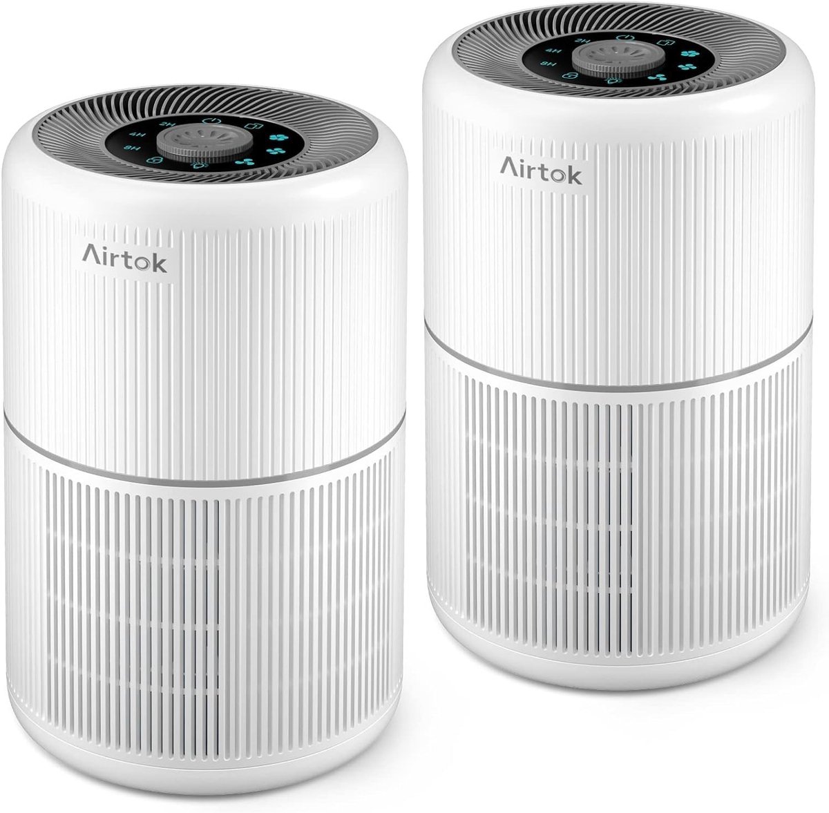 Luchtreiniger met HEPA-filter - Wit - 35 m² - 4-in-1 Luchtreiniger met Aromatherapie - Voor Allergieën