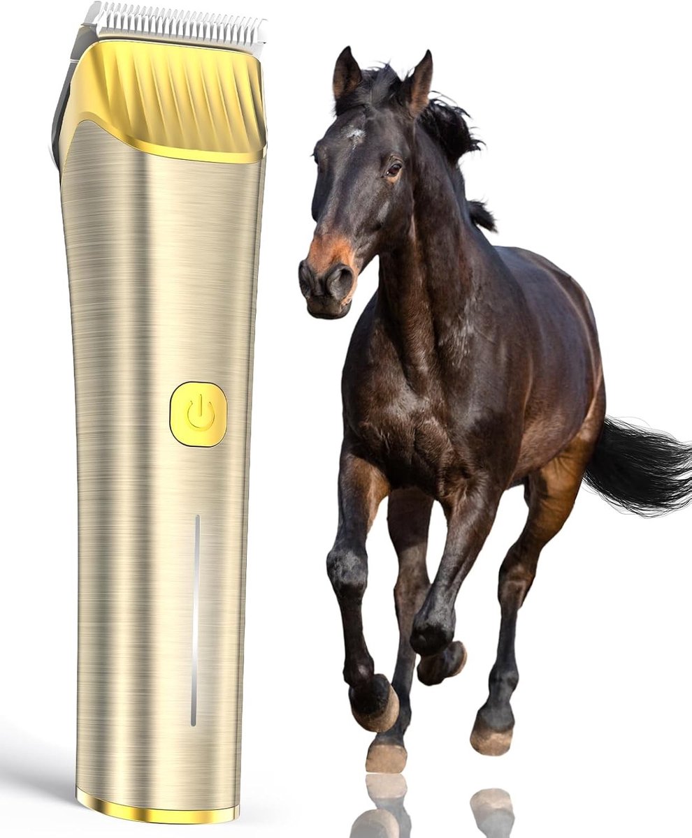 Tondeuse katten langhaar - Zwart/Wit - Draadloze Trimmer met 2 Snelheden - Veilig Metalen Mes - Voor Huisdieren