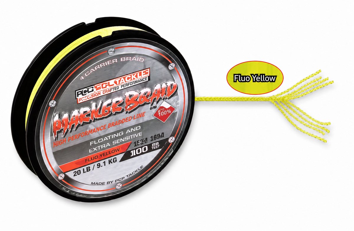 Rigsolutions Marker braid fluo geel voor markerhengel