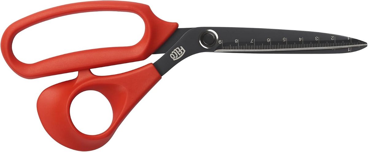 Knipschaar tuin - Rood - Roestvrijstaal met Antiaanbaklaag - Ergonomisch voor Rechtshandigen