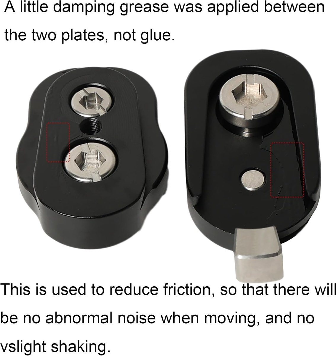 HangTon Quick Release Lock Mount Plate Bracket for ARRI RED Camera Monitor Wireless Focus Motor 3/8" 1/4 Screw (Black) - ShopVlot