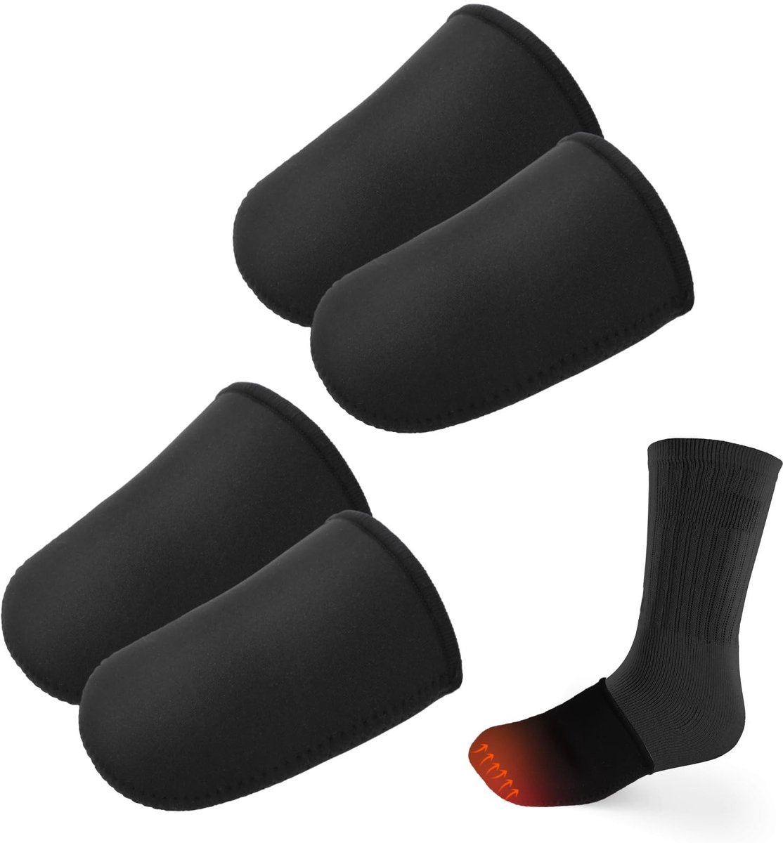 Solidchoice - Neopreen Thermische Teenwarmers voor Dames en Heren