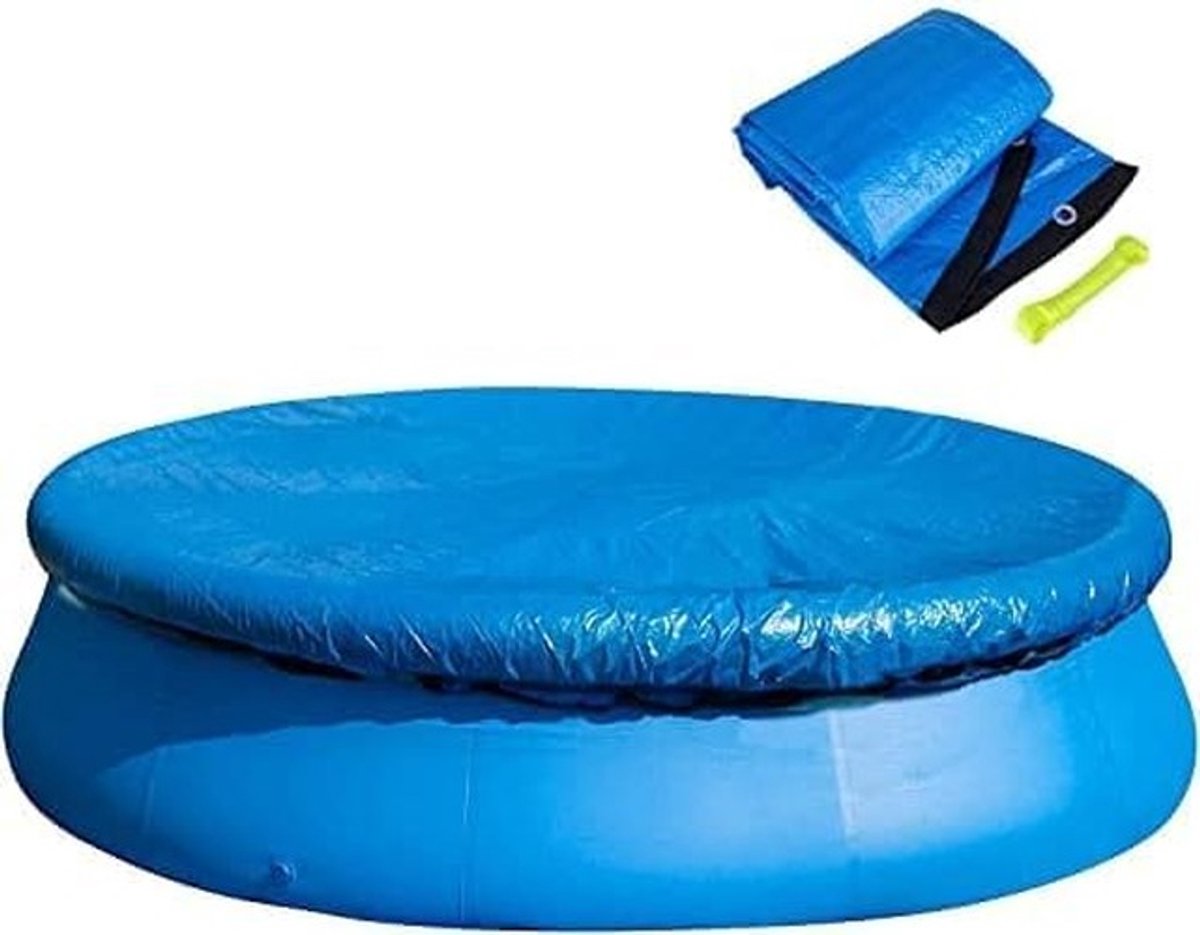 Solidchoice - 366 cm Ronde Afdekzeil voor Zwembadbescherming