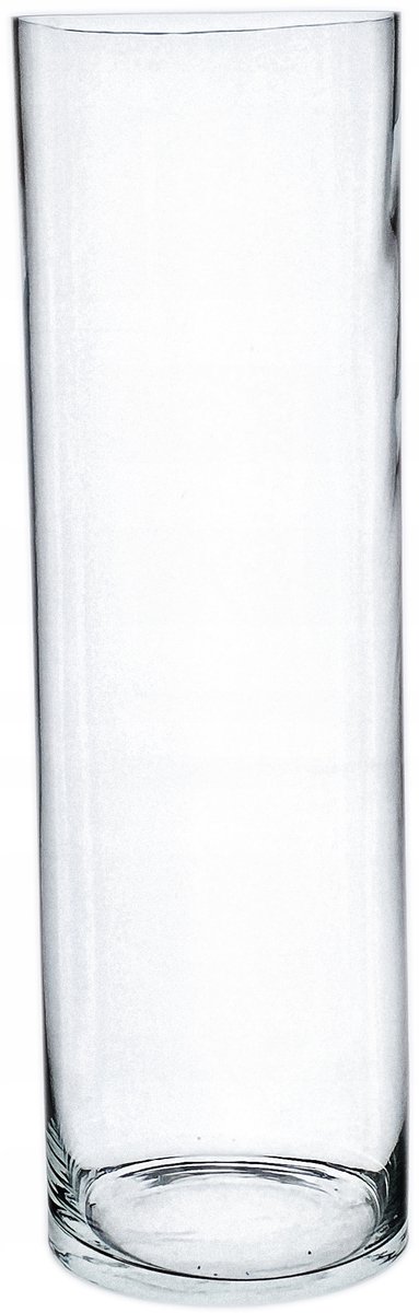 Hoge Glazen Vaas 50cm - Dik Glas, Stabiel & Elegant