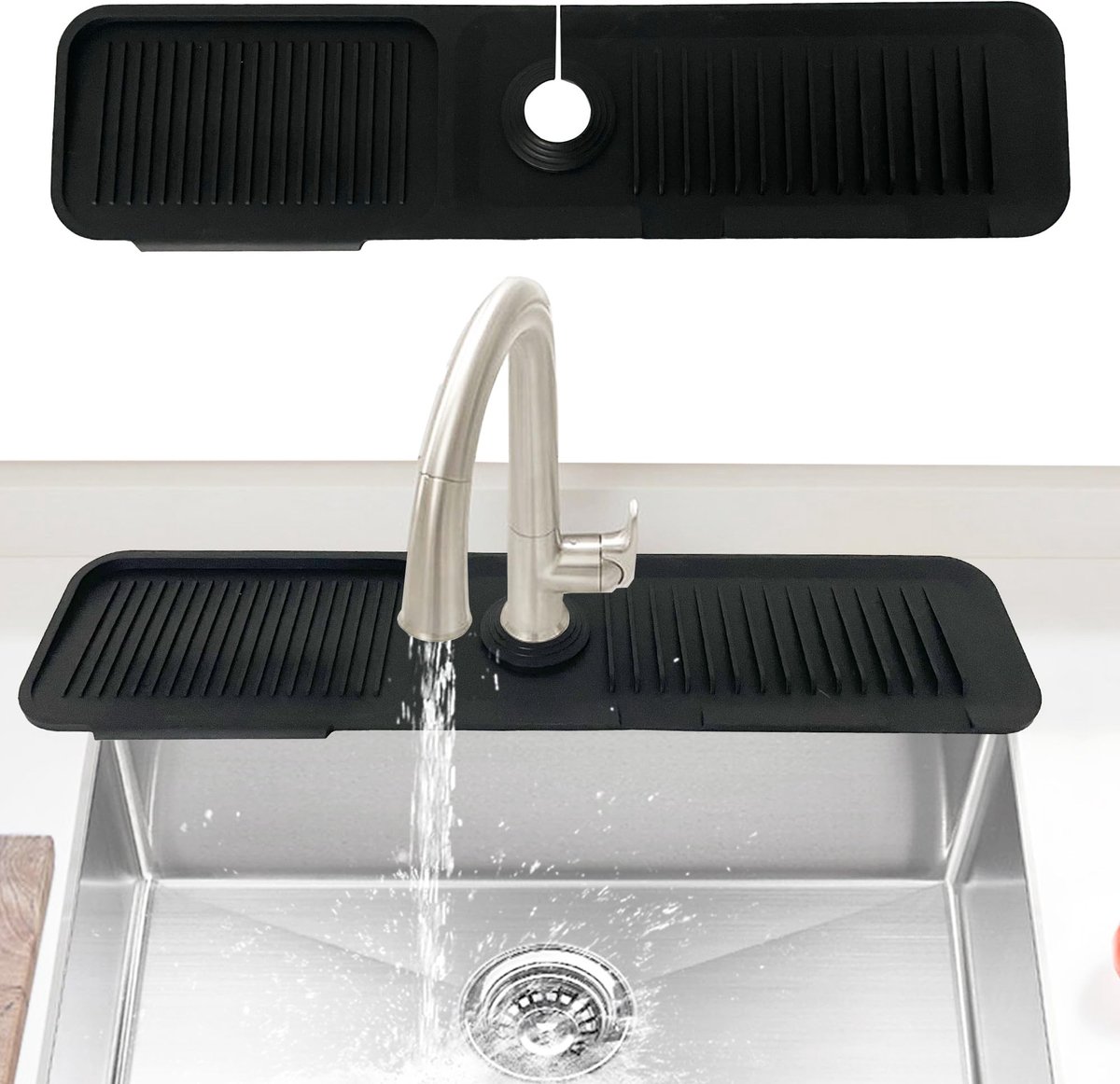Solidchoice - Siliconen Splash Guard voor Keuken met Afmetingen 61 x 14 cm