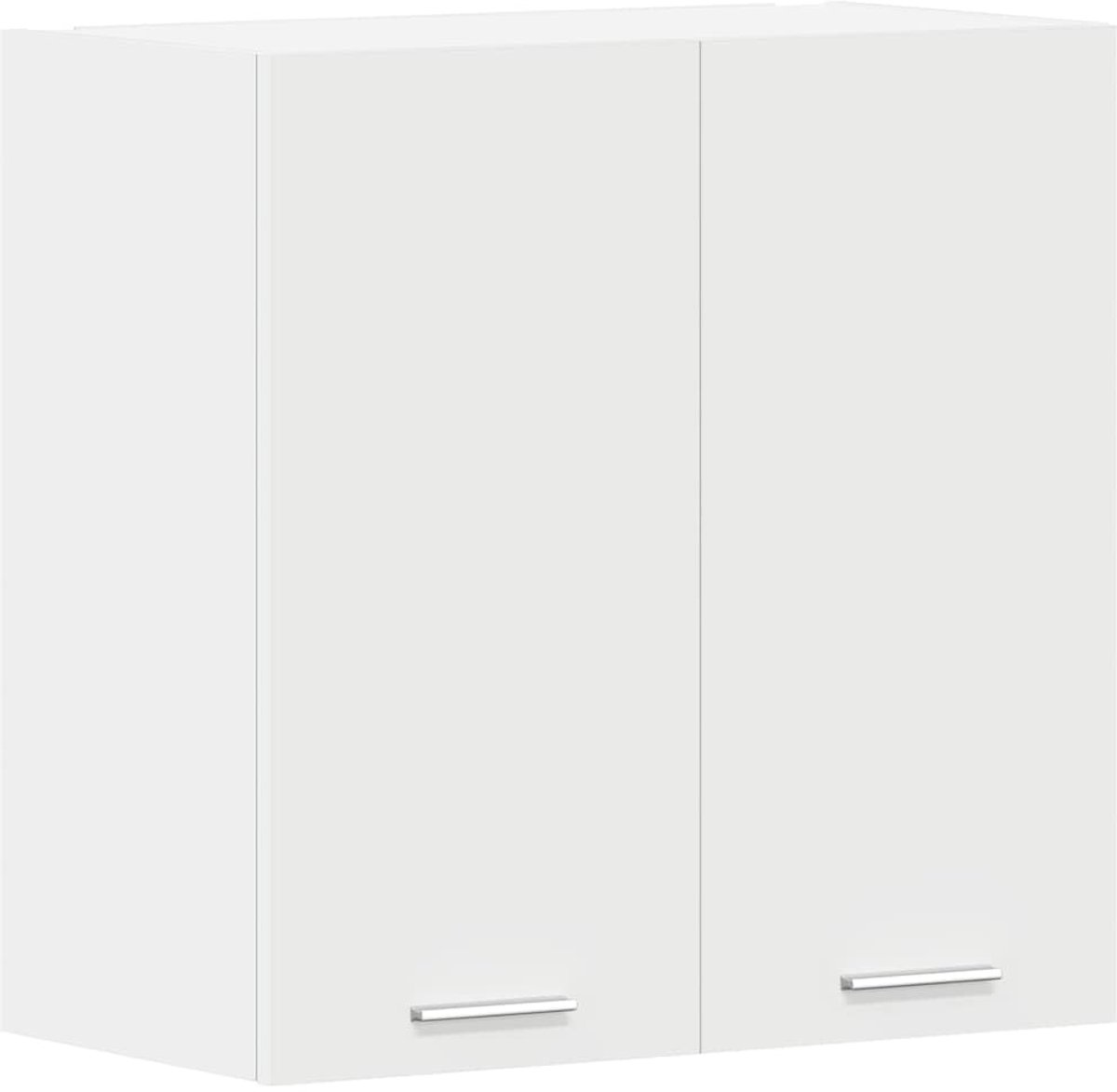 vidaXL Bovenkast - Lyon - 60x31x60 - cm - bewerkt - hout - wit