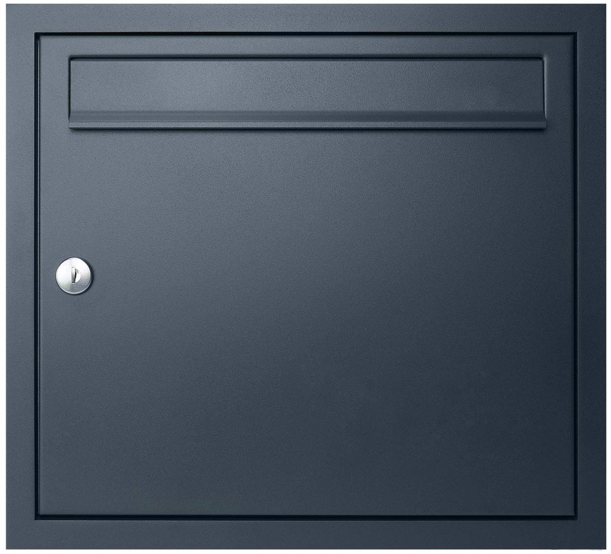 Solidchoice - Inbouwbrievenbus Antracietgrijs met Slot