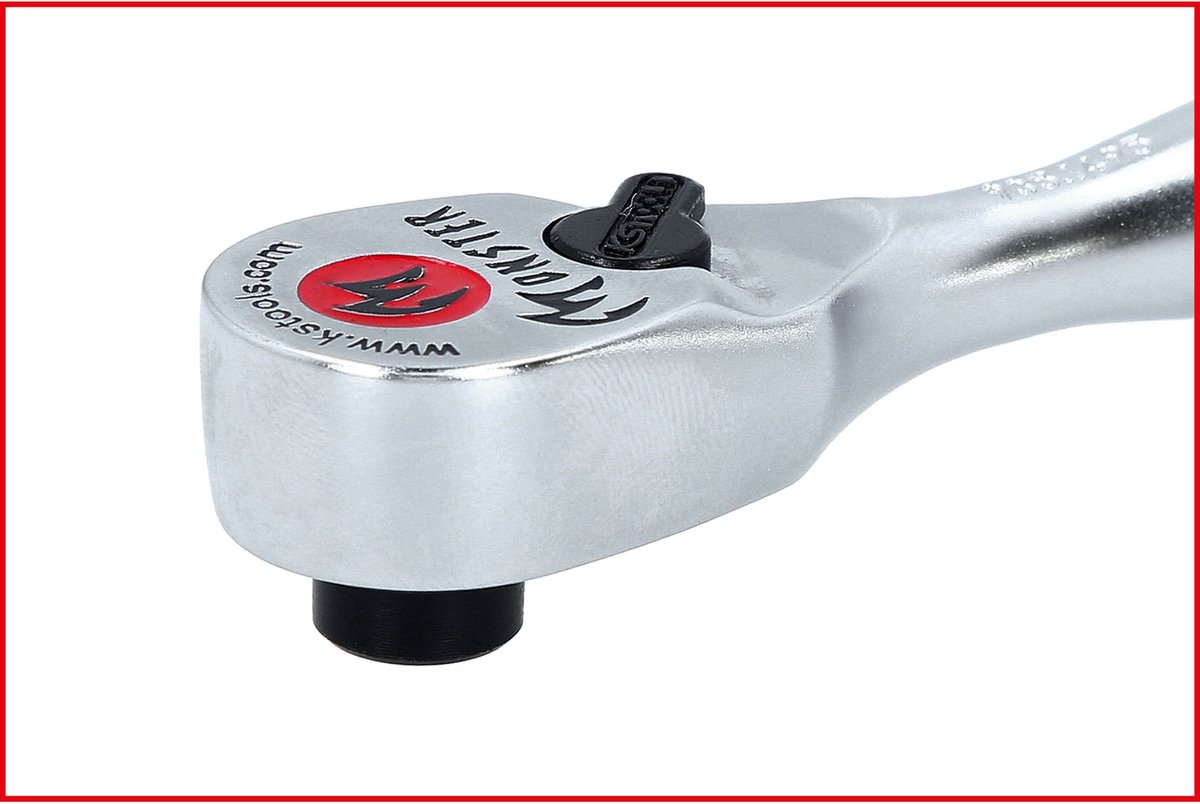 KS Tools Ratel 1/4" 125mm, 80 Tanden, Max 100Nm