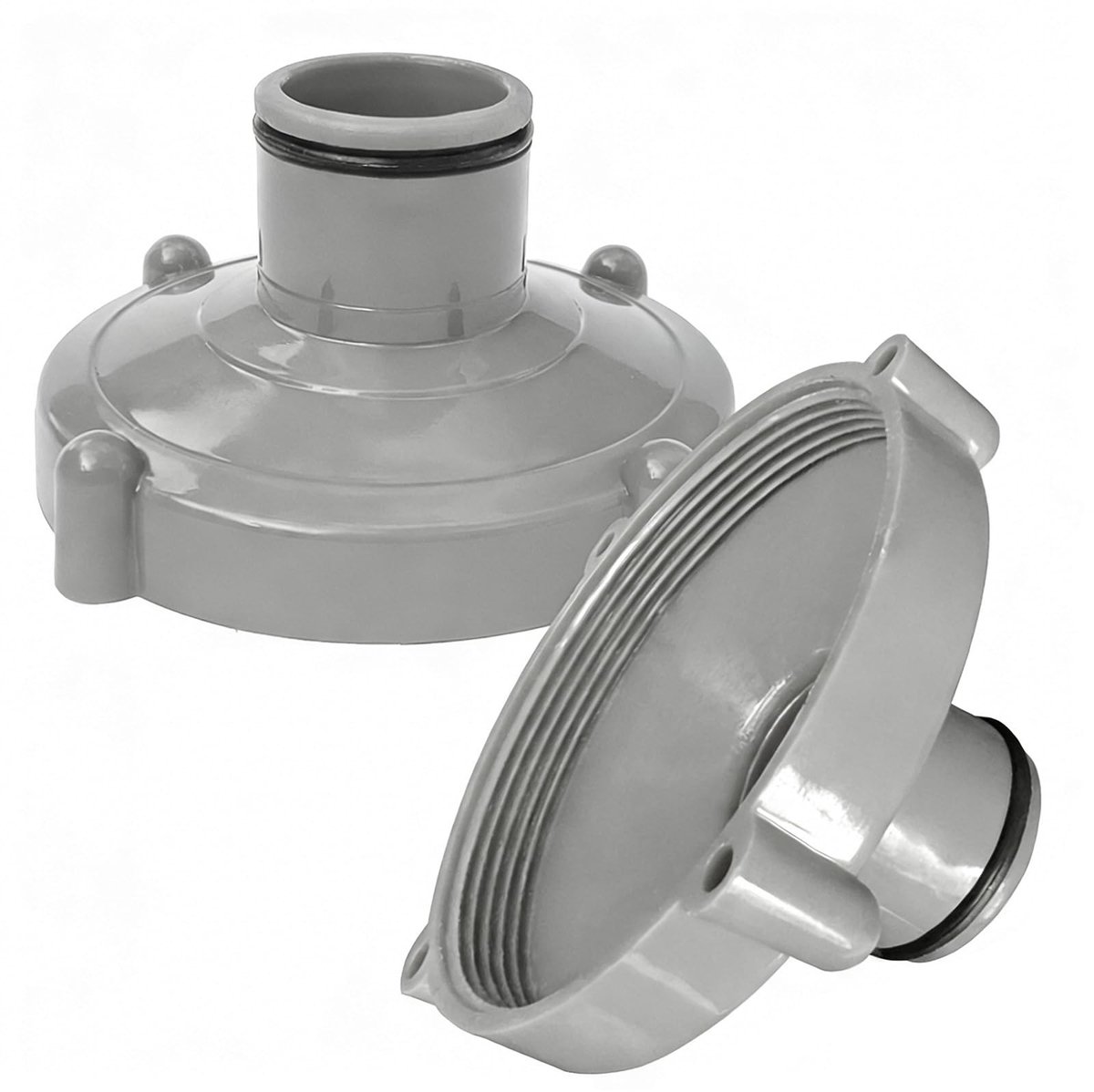 Solidchoice - 2 Stuks Zwembadzuigadapter voor Zuigslang - Snelle Reiniging
