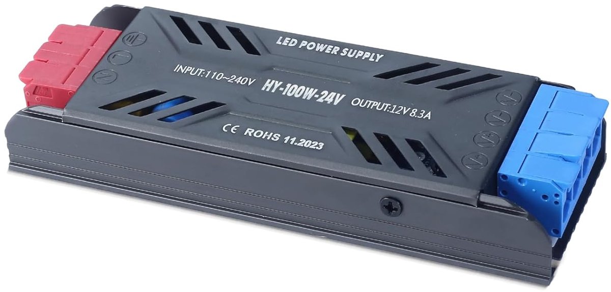LED Power Supply 24V 100W Transformer LED Transformer AC 230V To DC 24 Volt 4.2A Slim Constant Voltage LED Driver - ShopVlot