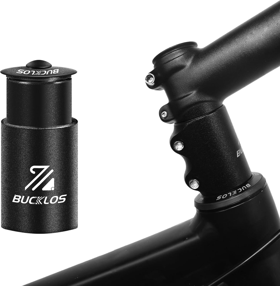 Bicycle Front Construction Extension MTB, 28.6 mm Bicycle Fork, Hand-up Adapter, Aluminium Adapter for Road Bikes - ShopVlot