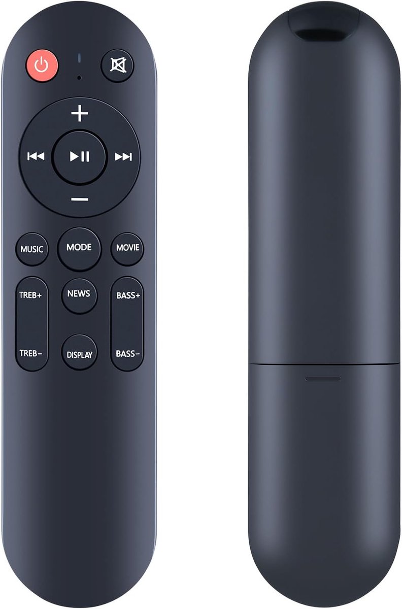 Nieuwe vervangende afstandsbediening set voor MEREDO soundbars van hout, voor subwoofer MEVOSTO 2-in-1 afneembare - ShopVlot