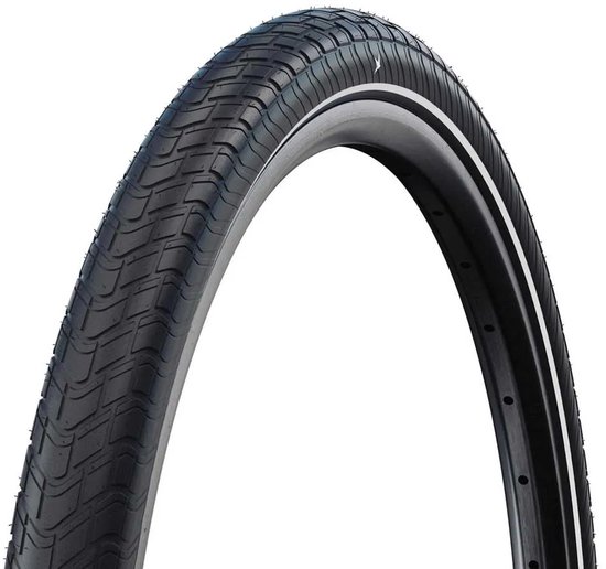 Buitenband Schwalbe Motion Big Apple RaceGuard - 20 x 2.00" / 50-406 - zwart met reflecterende strepen — afbeelding 4