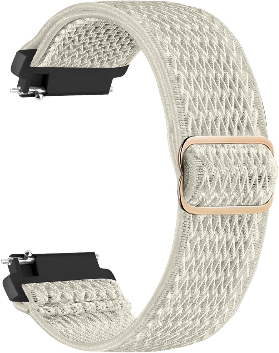 chinbersky Elastic Nylon Watch Band 16mm 18mm 19mm 20mm 22mm, Adjustable Breathable Sports Replacement Bracelet for - ShopVlot