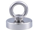 Forcemagneten - Magneet 50kg - magneetvissen - neodymium - compact formaat