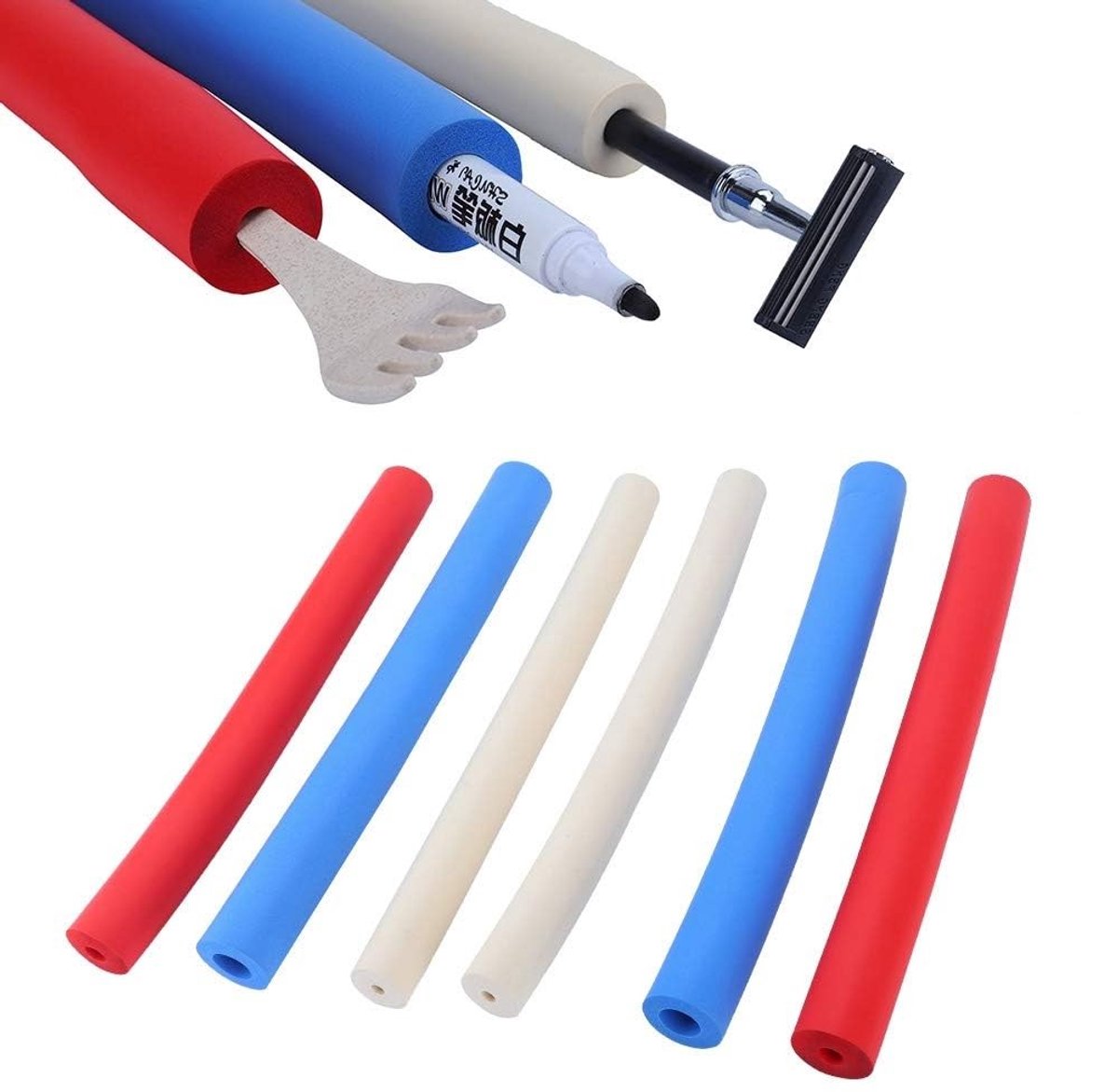Solidchoice - Antislip Foam Grip Tubing Cover - 6 Stuks