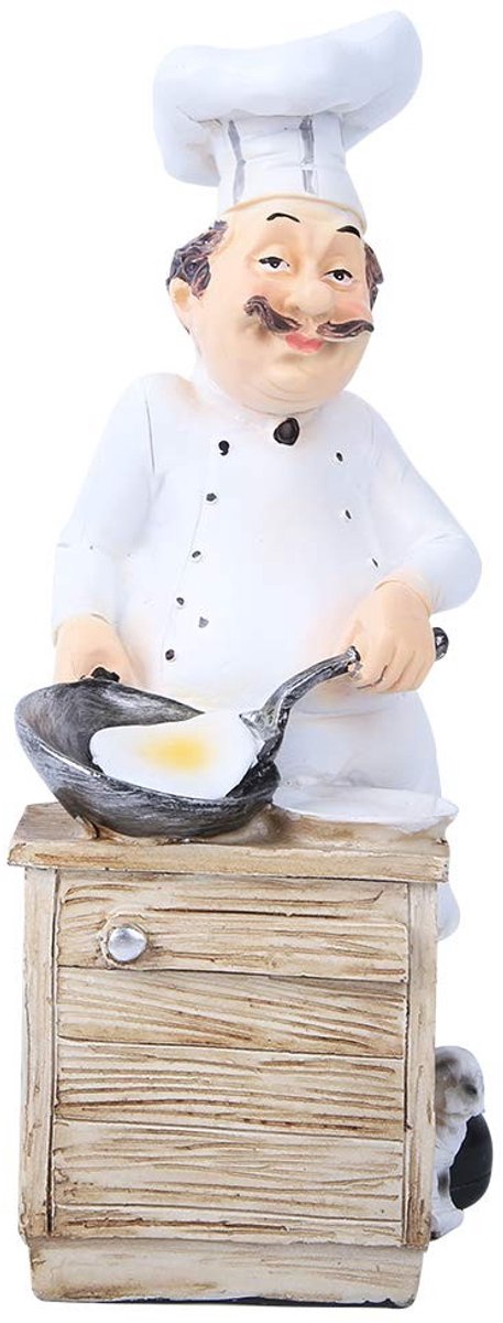 Solidchoice - Chef Statue Decoratie Voor Keuken en Restaurant