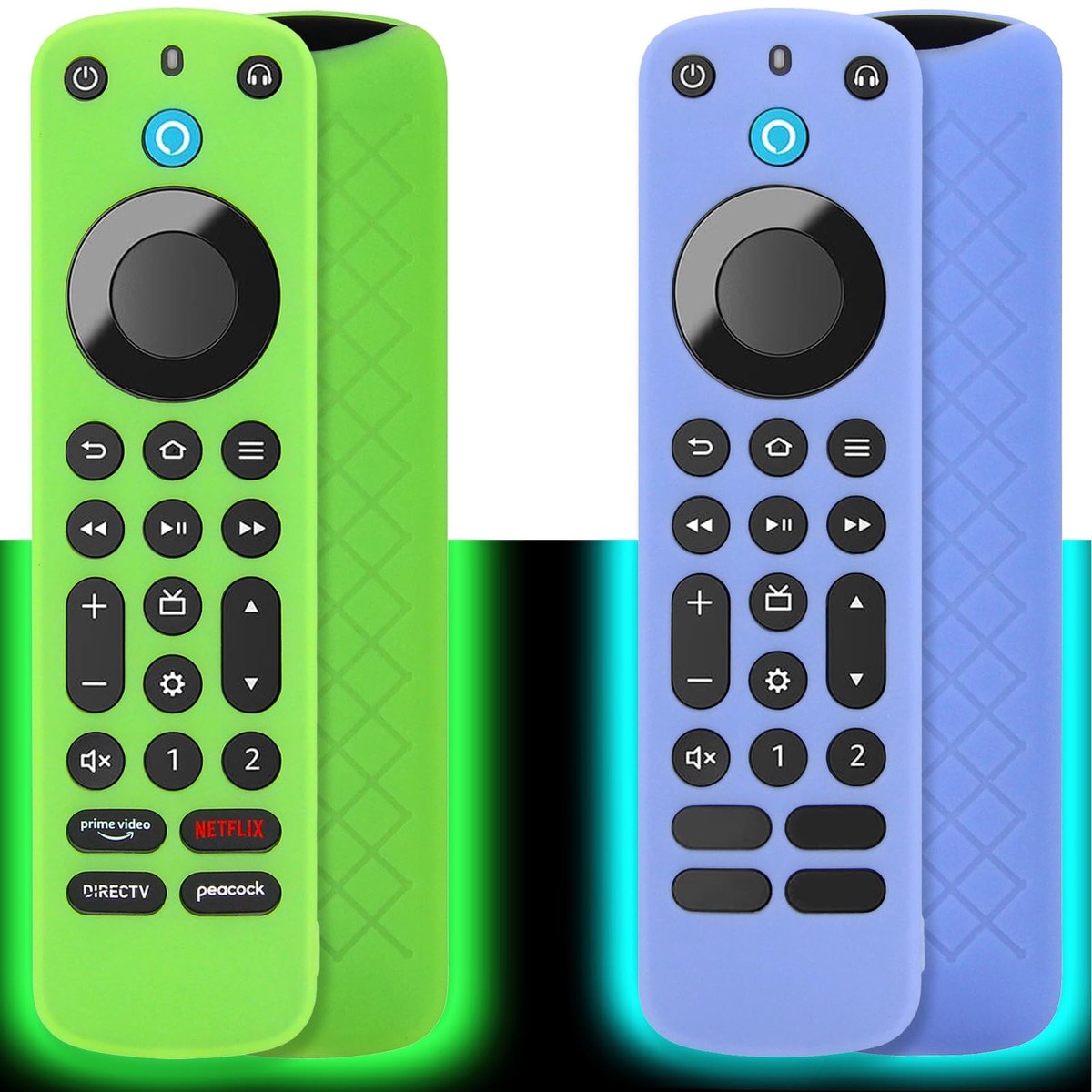 Solidchoice - Glow in the Dark Remote Cover Case voor Firetv Afstandsbediening