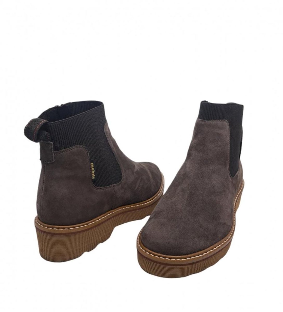 Mobils Korte laarzen plat - Mobils oana premium ice brown korte laar