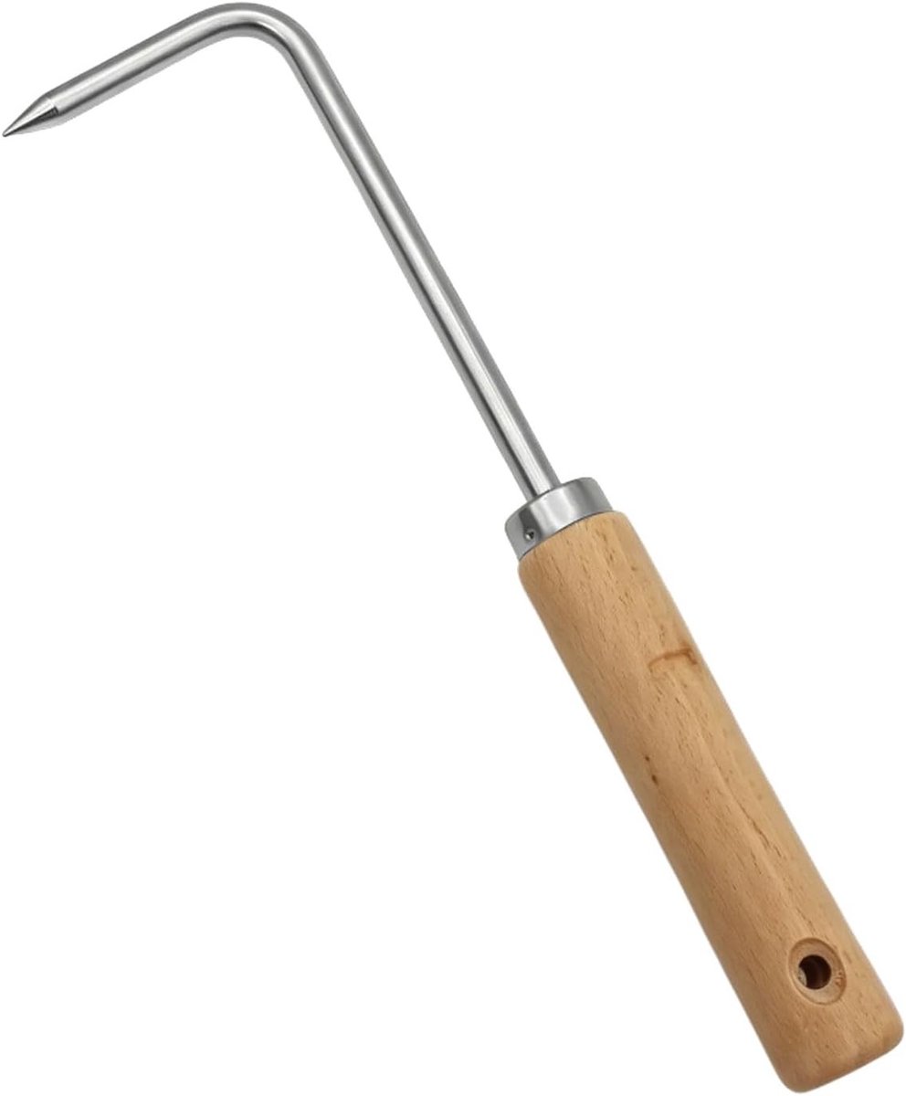 Onkruidhaak - Roestvrij staal - Ergonomisch handvat - Voor tuinliefhebbers
