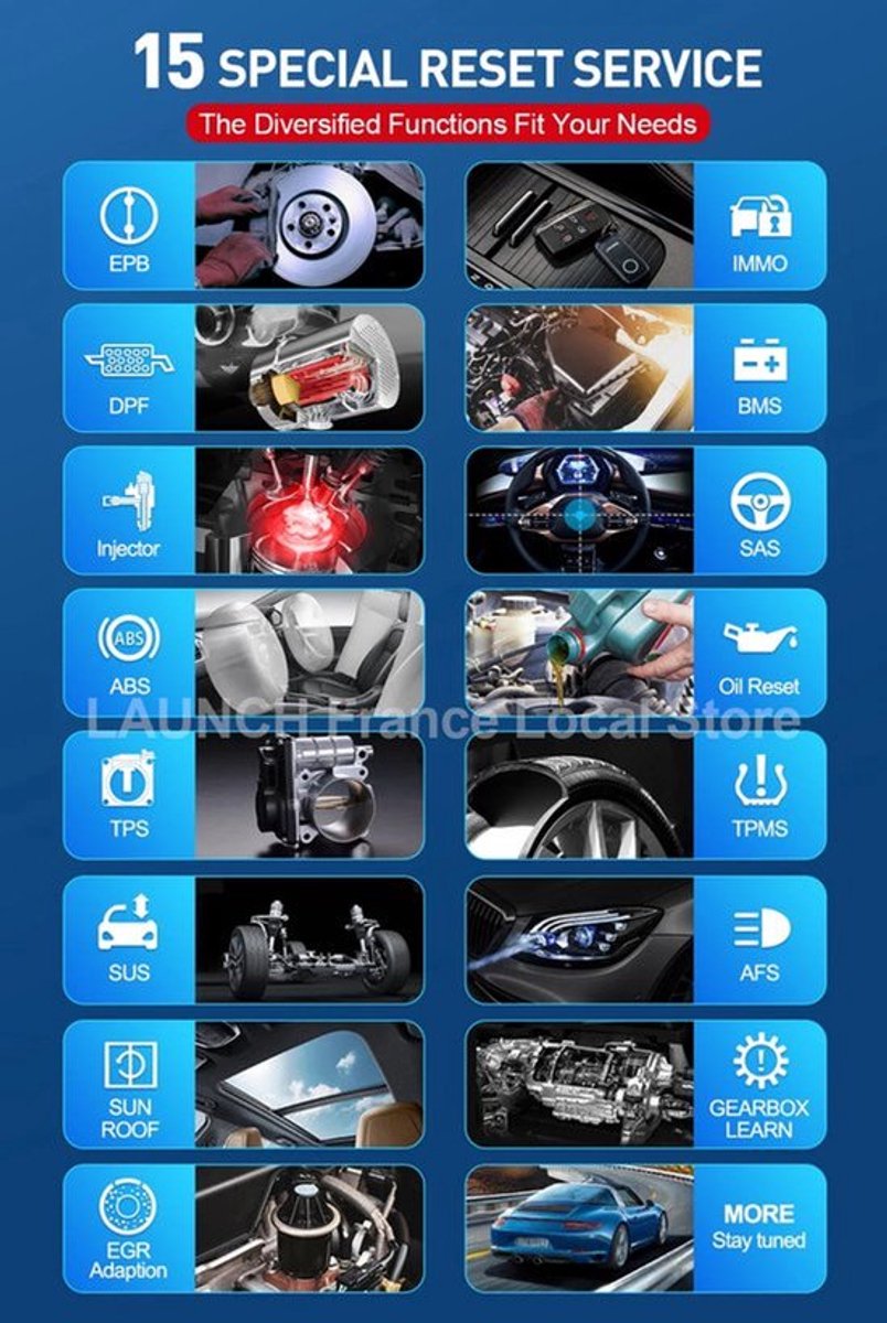 OBD Scanner - OBD2 - Auto Scanner - Auto uitlezen - Diagnose Apparatuur voor Auto's - OBD2 Diagnose Tool - CAN FD - FCA Protocol - ECU Codering - Actieve Test - Volledig Systeem - 15 Reset Services - Auto Scanner voor GM, Buick, Cadillac, Chevrolet