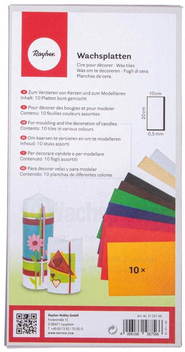 Solidchoice - Sierwas Meerkleurig voor Creatief Knutselen