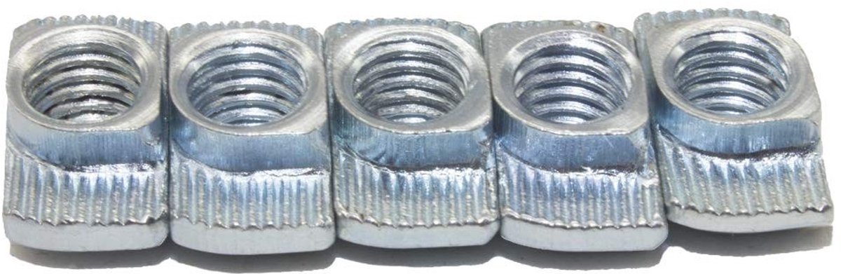 Solidchoice - Set van 100 Hammer Nuts voor Eenvoudige Montage