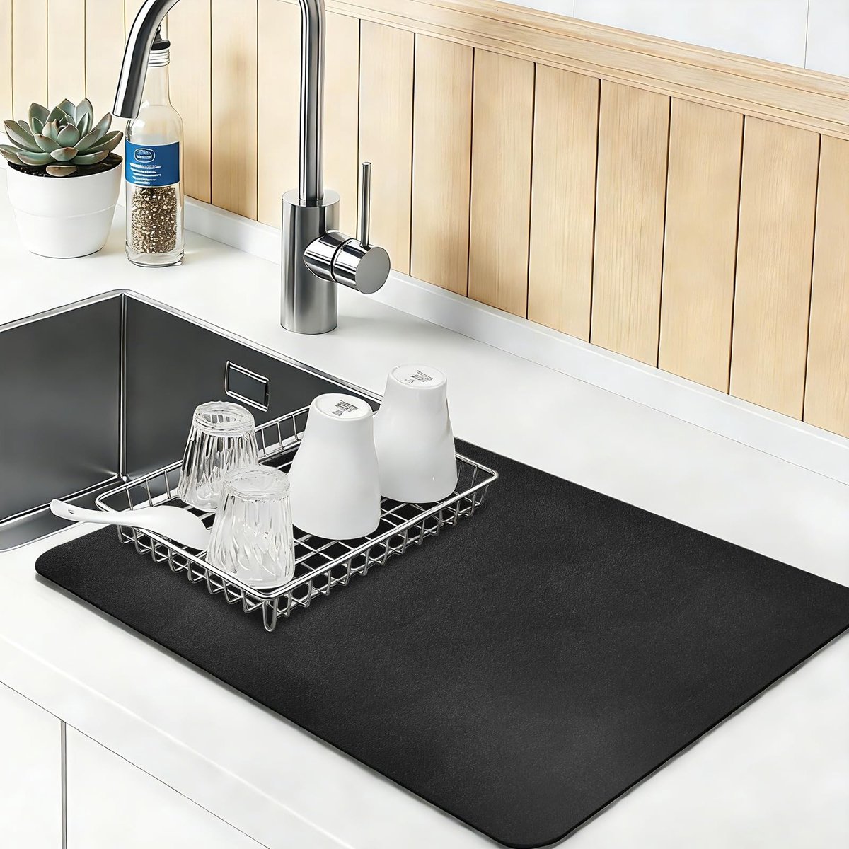 Solidchoice - Afvoermat voor Koffiemaker - Absorberende Drogen Mat 40 x 60 cm