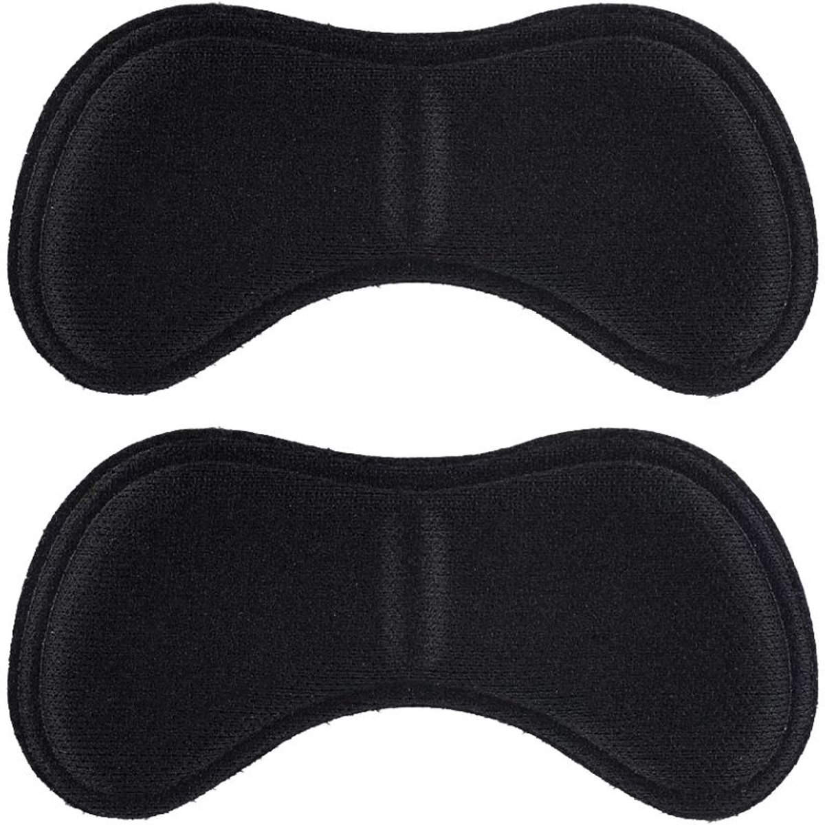 Hielbeschermers - Hielzooltjes - Schoenkussentjes - Heel cushions - Hielkussentjes - Tegen hielpijn - Voetkussentjes - Kapotte achterkant schoenen - 1 paar - Zwart - Zelfklevend - Jonyx