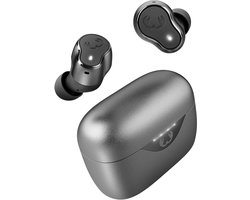 Fresh 'n Rebel Twins Elite 2 - Krachtige Bluetooth Oordopjes met Hybride Actieve Noise Cancelling - 47 uur Speeltijd - Multipoint verbinding - Draadloos en Waterdicht (IPX4) (Storm Grey)