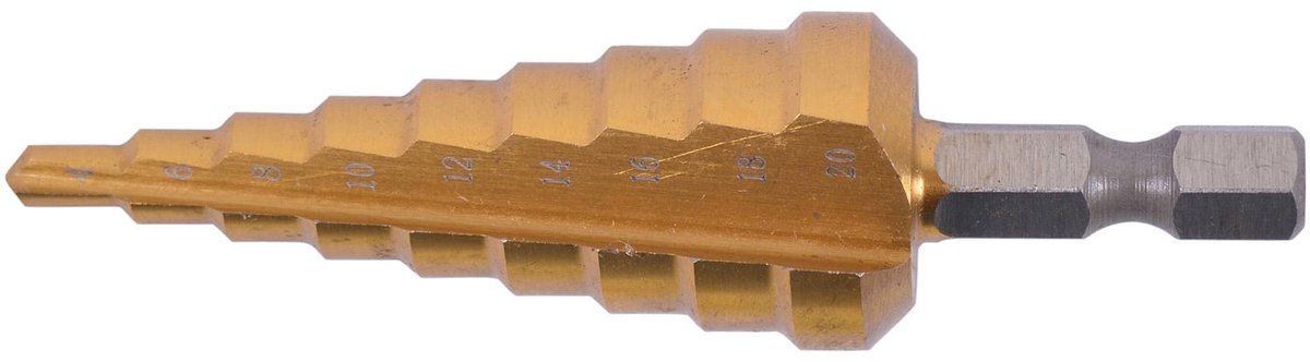 Makita trappenboor 4-20 mm 9-traps - D-40129