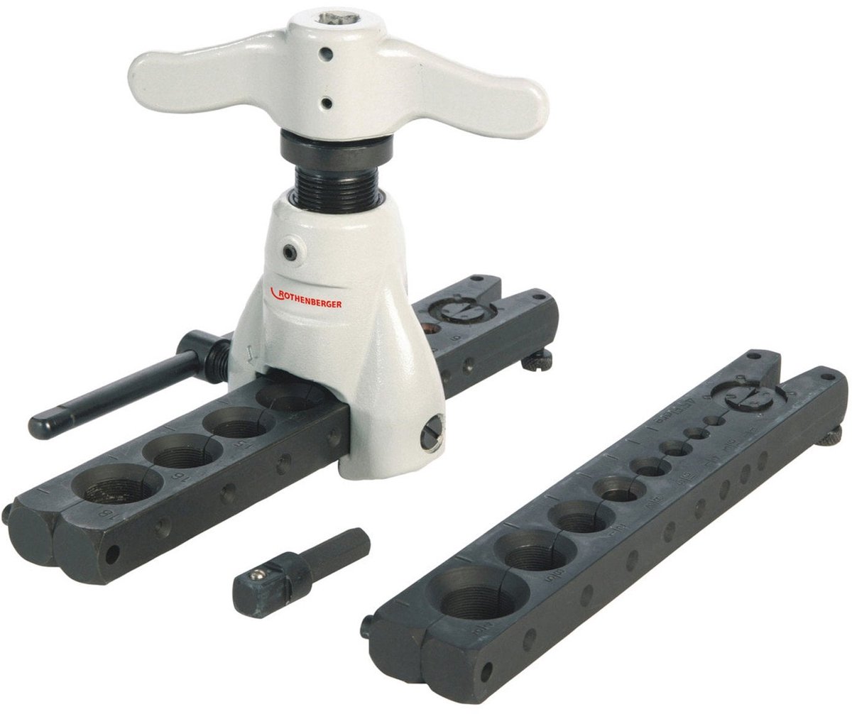 ROTHENBERGER Taumelflenstoestel met matrijs inch - 222402