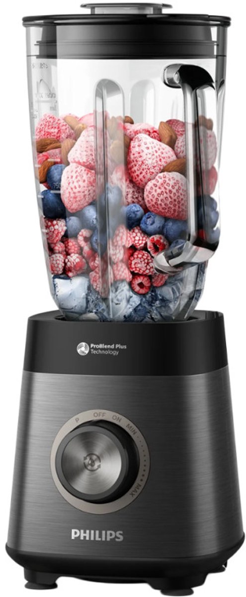 Philips - Blender HR3041/00 - 1.200 Watt - Met To Go Beker en Stamper van Philips — afbeelding 5