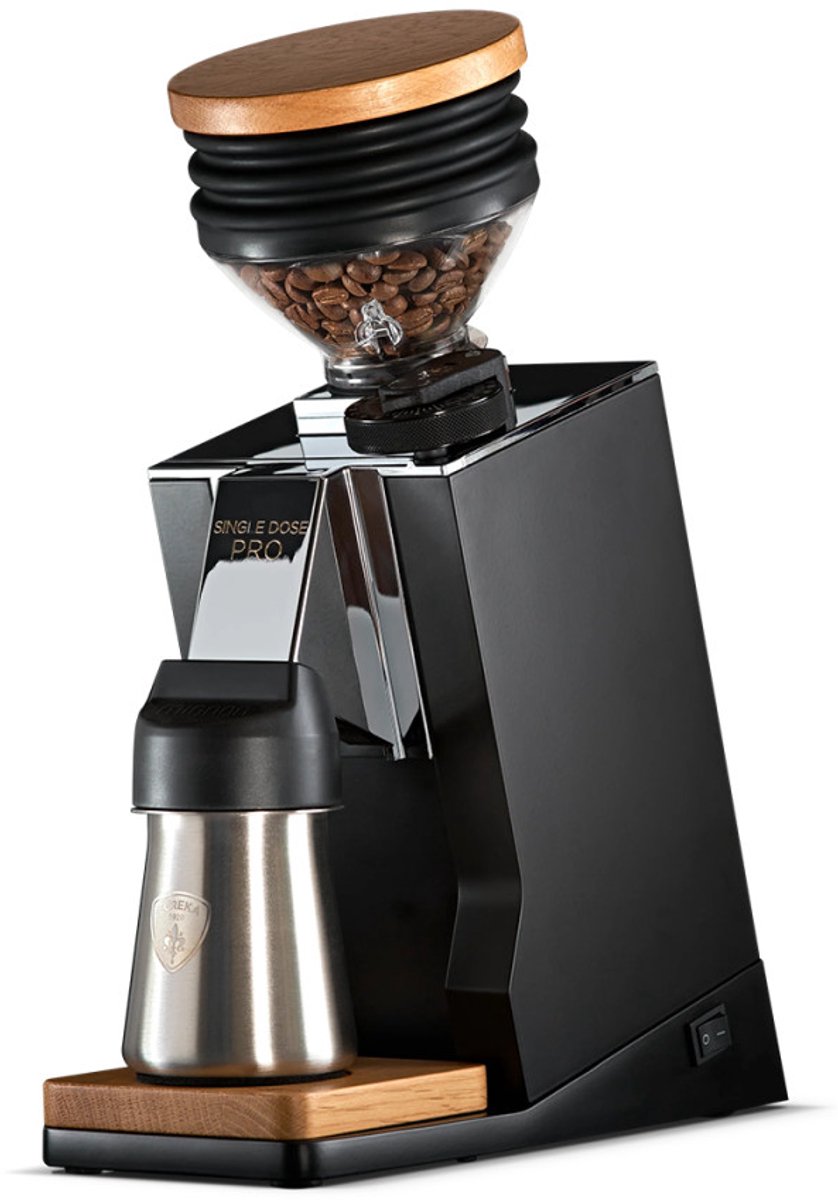 Eureka Oro Mignon Single Dose PRO Espresso elektrische koffiemolen - Matzwart