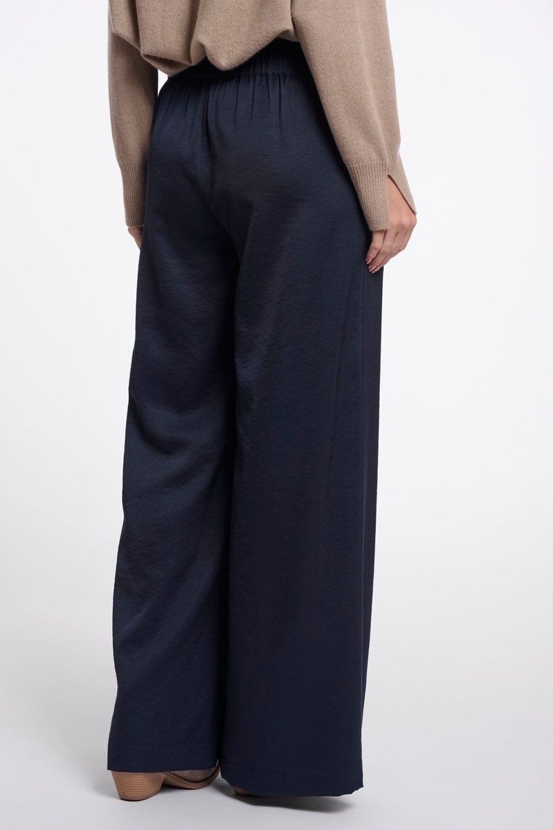 Rino & Pelle Broeken - Nena wide leg trousers - Effen