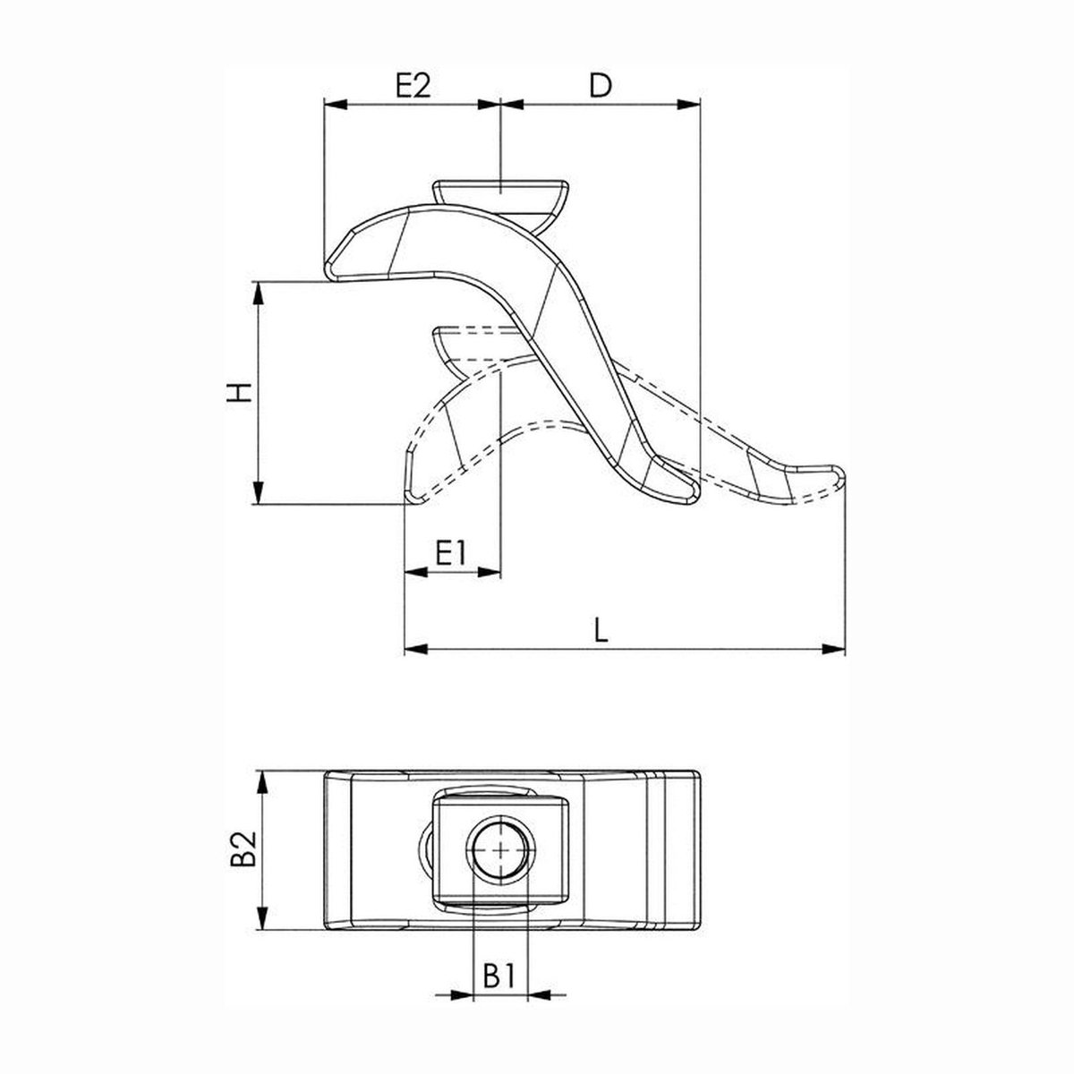 AMF Spanbout nr. 6321 voor T-sleuf 14 mm - 74914