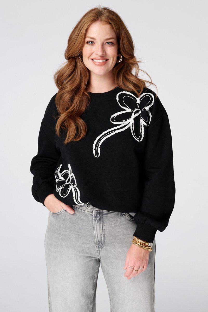 MS Mode Trui Sweater met opdruk