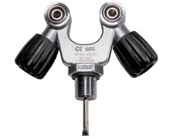 Tecnomar Inox Double Oulet M25 Klep Grijs