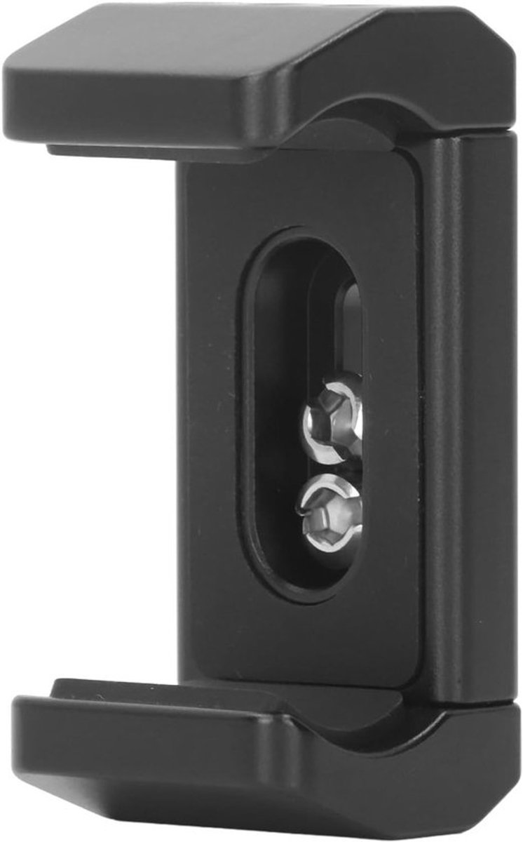 Aluminium Powerbank Houder met Klem, Geschikt voor Breedte van 53 mm tot 80 mm, Ideaal voor Mobiele Apparaten en Fotografie