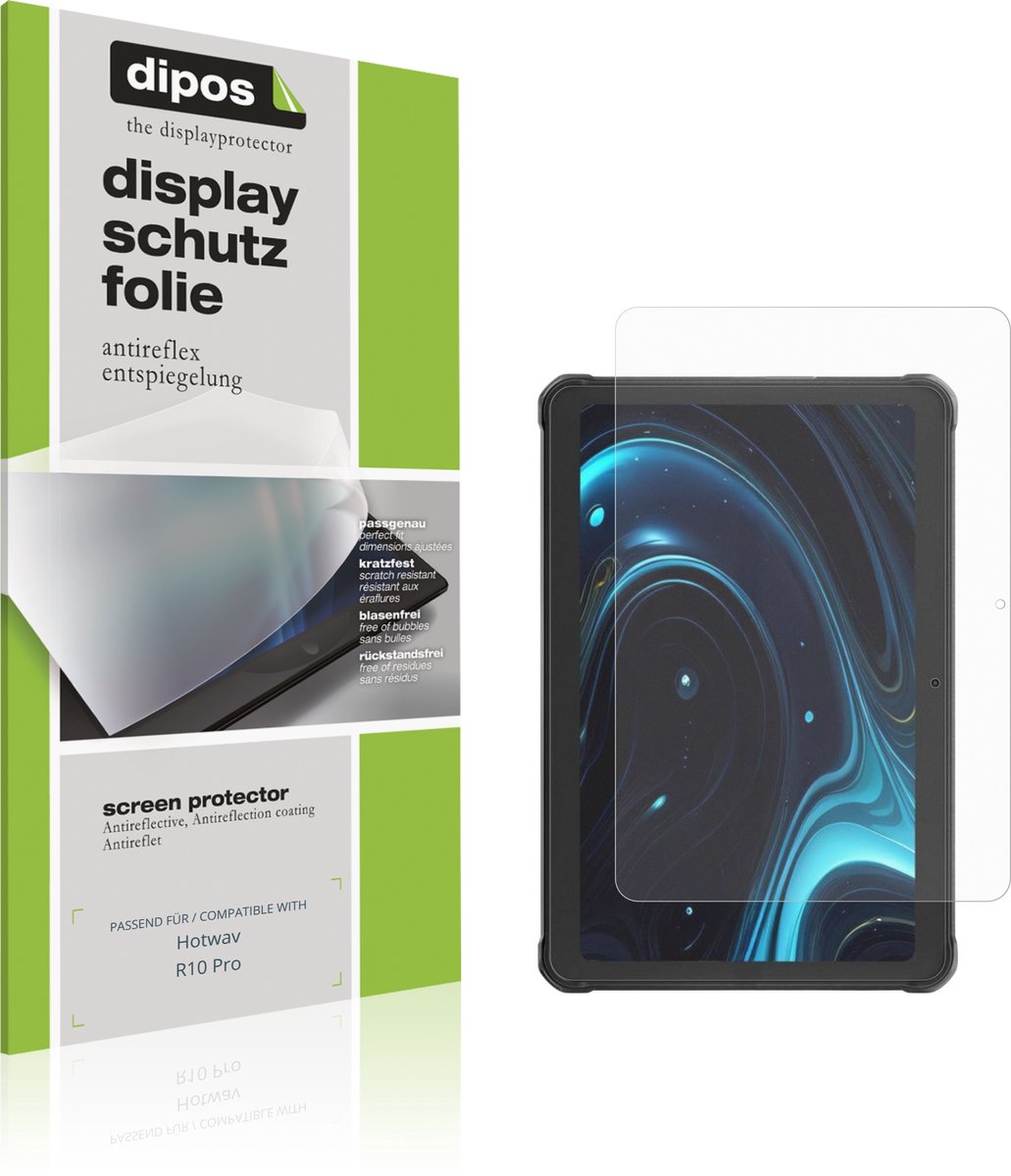dipos – 2x Matte Beschermfolie geschikt voor Hotwav R10 Pro | Krasbestendige & antireflecterende Screenprotector Ultra-Thin