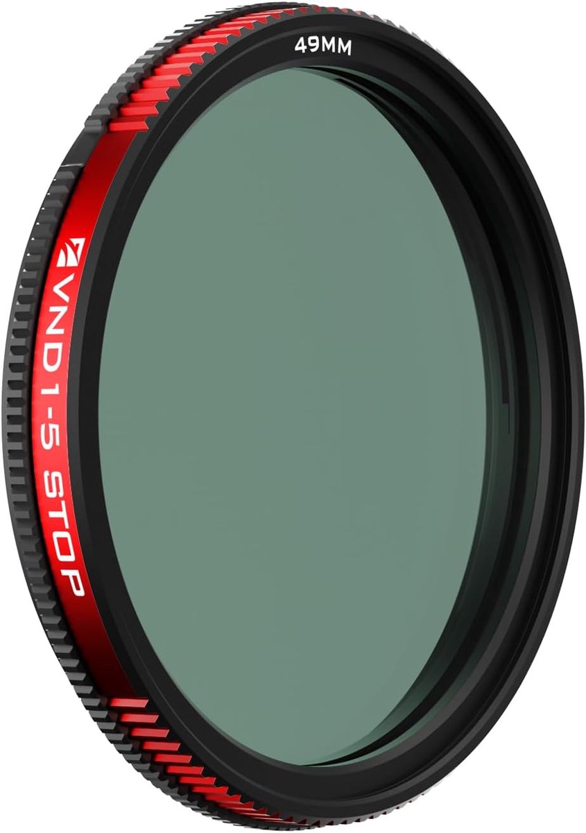 Freewell Changeable ND Threaded Filter with 1-5 Stops of Light Control for Camera - 49mm - Licht controle - ShopVlot
