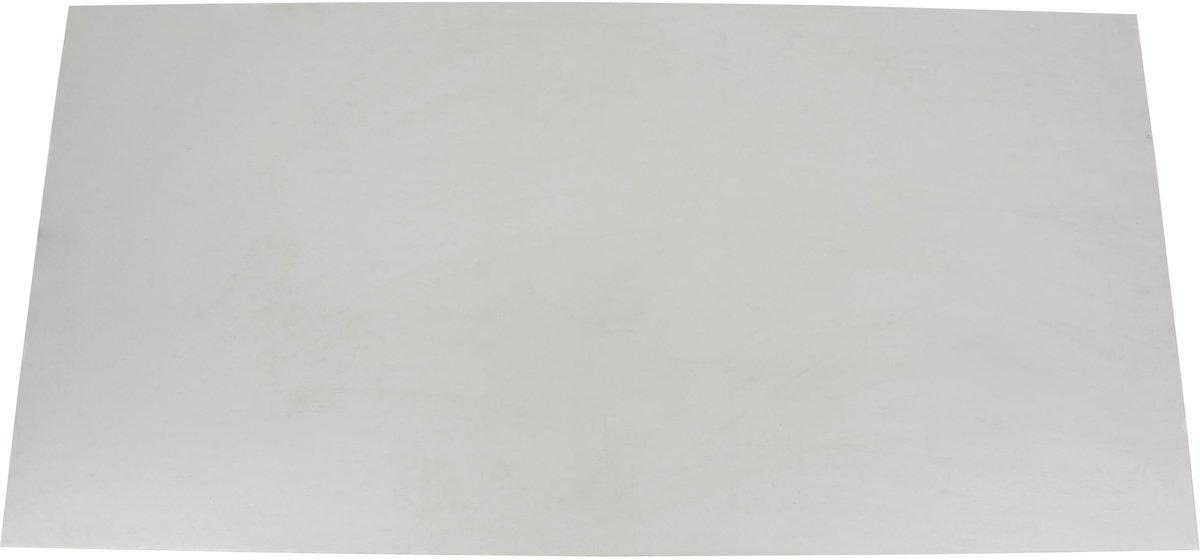 HOME It® Spatwand 90x45 cm – Geborsteld RVS Keukenwandpaneel – Bescherming tegen vet en water – Eenvoudige montage – - ShopVlot