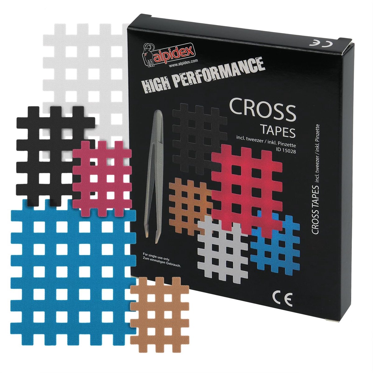 Solidchoice - Cross Tape Rasterpleisters, 85/102/170 Stuks